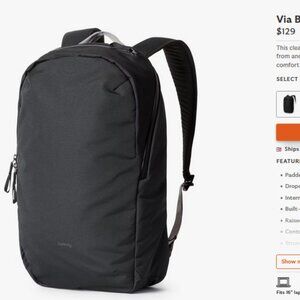 Bellroy Black Backpack